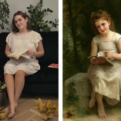 the reader by william adolphe bouguereau   duo